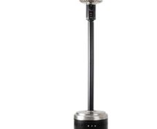 In/outdoor Black Radiant Heater, Patio heater 13.5 KW Sturdy Steel with Wheels
