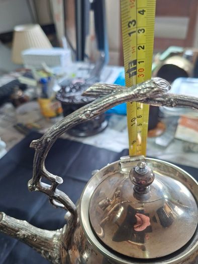 Antique Victorian Silver Spirit Kettle and Stand Hallmark in Photos