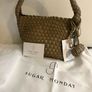 NEW woven Bottega inspired bag handmade Image 2