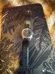 Armani men's watch with leather strap
