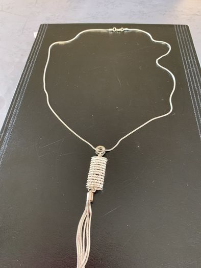 silver necklace