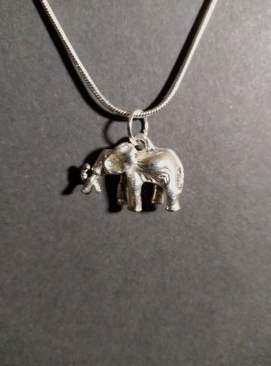 Elephant Pendant on Sterling Silver Chain