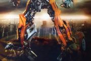 Large Poster / Cardboard Transformers wall hanging Holographic Bumblebee