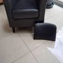 Tub Chair Faux Leather Image 3