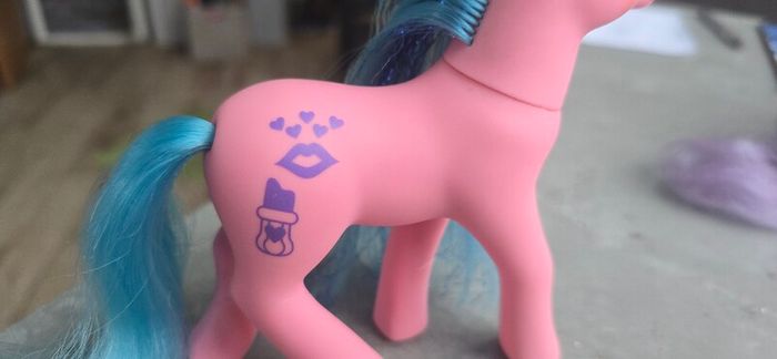 Happy Hugs Sweet Kisses Sister Ponies HTF MLP G1 My Little Pony