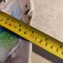 Blue Green Aqua Ocean and Beige sandy Ceramic Art Triangles Wall Hanging Image 5