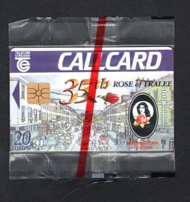 1993 Ireland 20 unit 35th Rose of Tralee competition in 1993 (Gemplus GEM1) Call Card Mint in Packaging