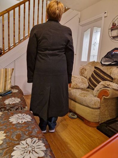 Cashmere and wool ladies overcoat