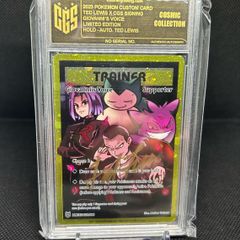 CGS Custom Ted Lewis Signed Card