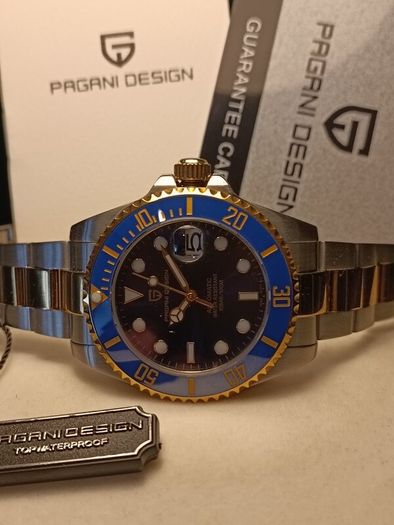 Mens Pagani Design Automatic Self Winding Dive Watch. Bargain Price