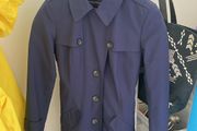 Classic navy trench coat