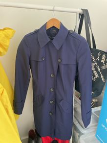 Classic navy trench coat