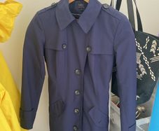Classic navy trench coat