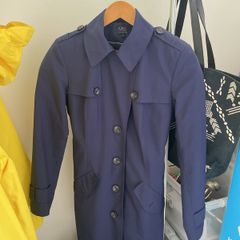 Classic navy trench coat