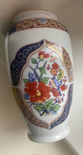 Vintage Japanese Porcelain Vase Set