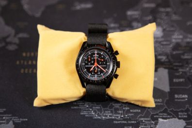 Omega Swatch Moonswatch Custom Metal Case Mod