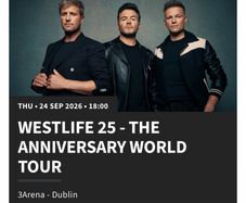 Westlife Standing Tickets