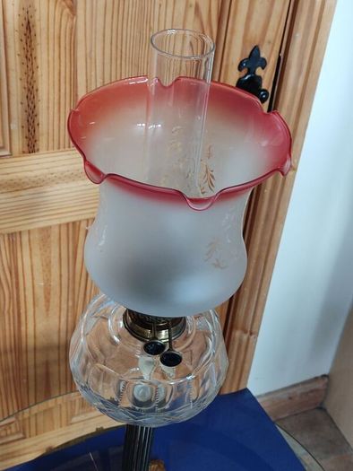Antique oil lamps in very good condition. 305 each