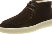 HUGO BOSS Men's Clay_desb_sdfx Chukka Leather Boot Shoe 50480867, Dark brown201, 40 EU