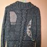 womens Tivoli 30% wool jumper long cardigan tunic sweater Size Medium Image 10
