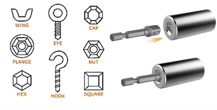Universal Socket Wrench 7mm-19mm multi purpose tool