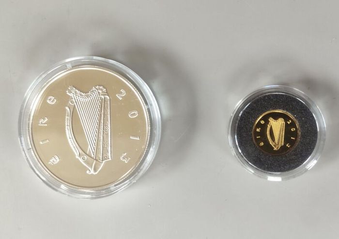 JFK Gold & Silver Proof Irish Central Bank Coin Set