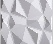 NEW SALE |  3D Wall Panels 19.7x19.7 Inch Wall Panels 12 Pack Wall Panelling Decorative Diamond Wall Tiles White for Living Room, Bedroom, Bathroom, Interior Home Wall Decor(50cmx50cm)