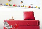 Cars Trucks Ducks Planes Train etc Colour Boys Kids Room Wall Stickers