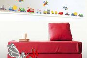Cars Trucks Ducks Planes Train etc Colour Boys Kids Room Wall Stickers