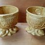 Beach Bum Berry Real Ceramic Tiki Mugs x 2 - Tiki Ceramic Goblets Image 2