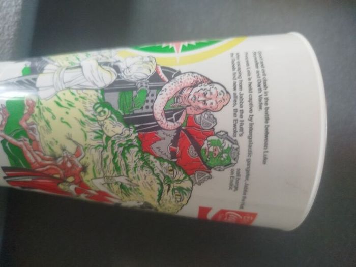 Vintage 1983 Star Wars "Return of the Jedi" Coca-Cola Plastic Cups - Unused Deadstock (Lot of 29)