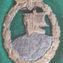 WW2 Auxillary cruiser badge plus Luftshutz Ehrenzeichen  service medal Image 8