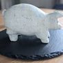 French vintage wooden pig Image 4