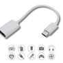 USB C to USB 2.0 Adapter Cable 16cm OTG White Image 4