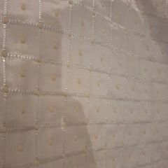 Cream Silk 90x90 curtains