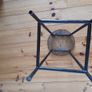 Vintage Bar Stool. Counter Stool with Footrest, Industrial Style Bar Stool. Image 2