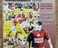 Very Rare 1995 Galway United v Bohemians - League of Ireland Premier Division Programme