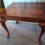 Mahogany coffee table with burr wood inlay Image 2