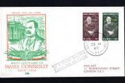 1968 Ireland Centenary of the Birth of James Connolly Commemorative Stamps PhilArt First Day Cover (FDC) with Baile Atha Cliath (Dublin) cancel