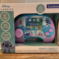Lexibook Disney Stitch Power Console bilingual French English  new