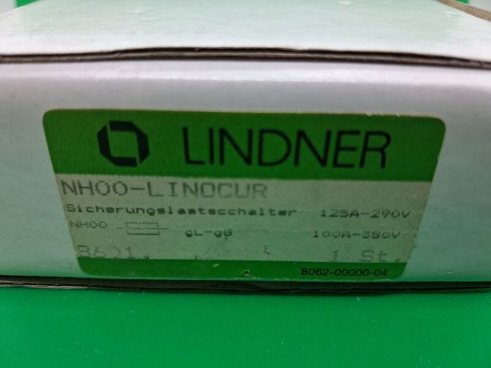 Postage Lindner Fuse Switch 125a NH00 Linocur 8601