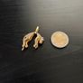 18k gold pendant cat / panther with diamonds Image 4