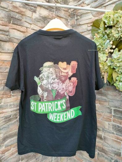 Guinness double print St Patrick's Day T-shirt  Size medium  Print front and back  Perfect condition, like new