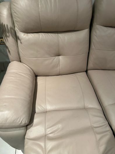 2 Seater recliner leather couch