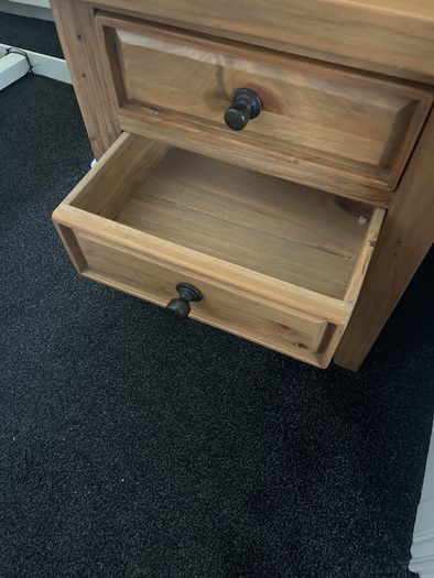 Bedside locker x2
