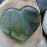 Labradorite heart crystal, Gemstones, Crystals, Labradorite Image 6