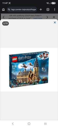 Lego Harry Potter Hogwarts Great Hall 75954