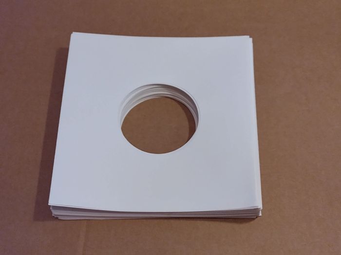 Over 25% OFF! 150 X 7" Inch CREAM Paper Inner Sleeves For 45s - 45rpm Singles - Square Corners - Premium Top Quality