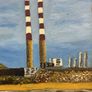 Chimney of Poolbeg daytime scene Image 2