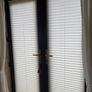 Brown PVC French Double Doors Image 2
